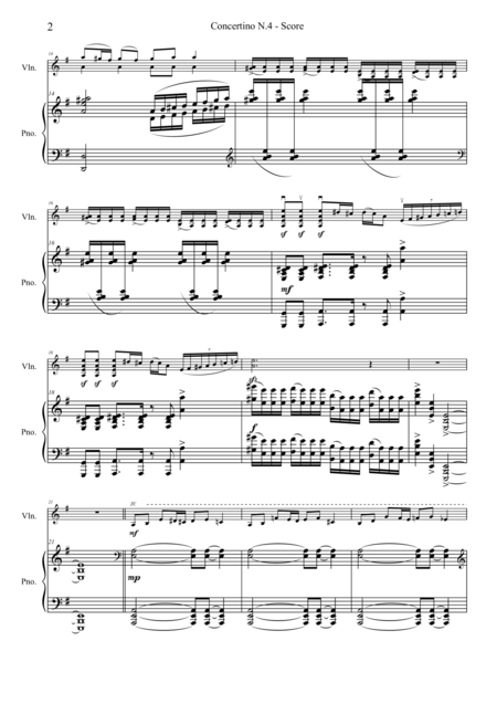 Violin Concertino N 4 Page 2