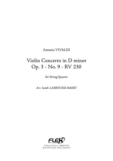 Violin Concerto In D Minor Op 3 No 9 Rv 230 Page 2