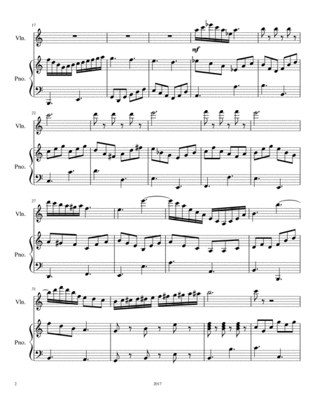 Violin Solo No 2 Page 2