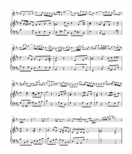 Violin Sonata In D Major Hwv 371 Page 2