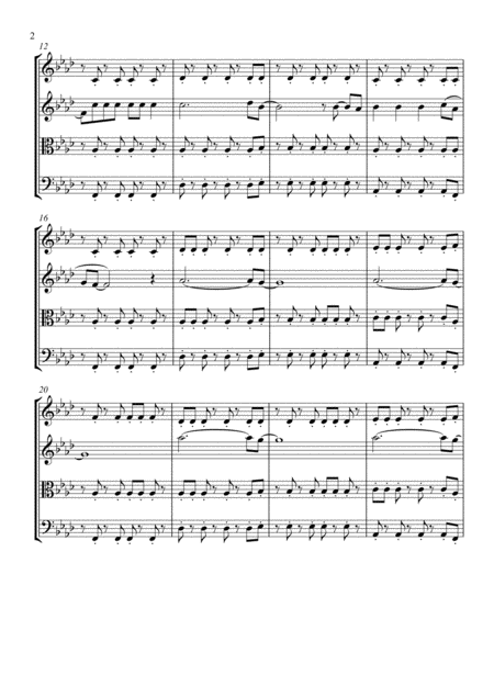 Viva La Vida Arranged For String Quartet By Greg Eaton Score And Parts Perfect For Gigging Quartets Page 2