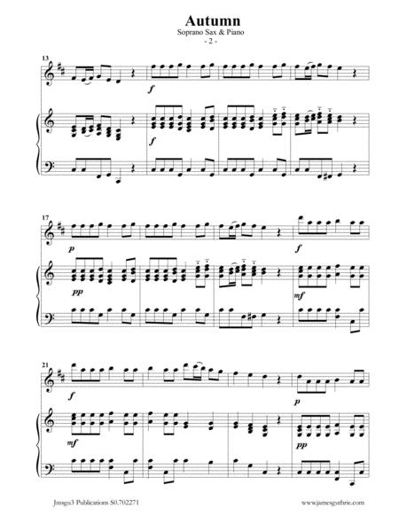Vivaldi Autumn From The Four Seasons For Soprano Sax Piano Page 2