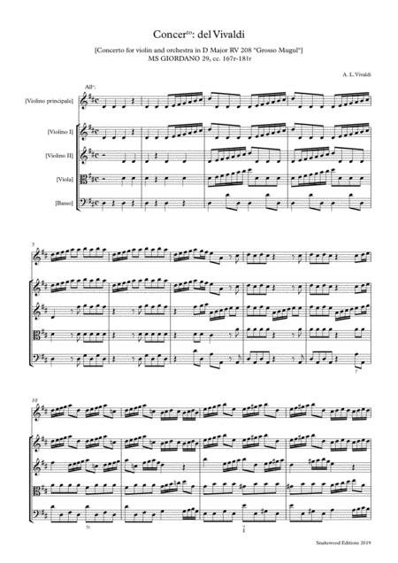 Vivaldi Concerto In D Rv 208 Grosso Mogul Score And Parts Pdf Page 2