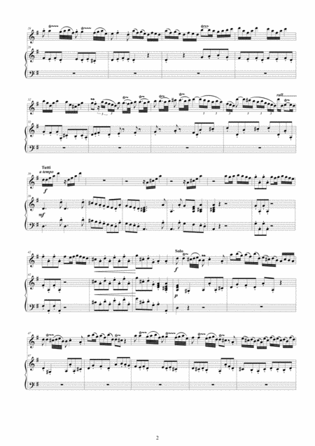 Vivaldi Flute Concerto No 6 In G Major Op 10 Rv 437 For Flute And Piano Page 2