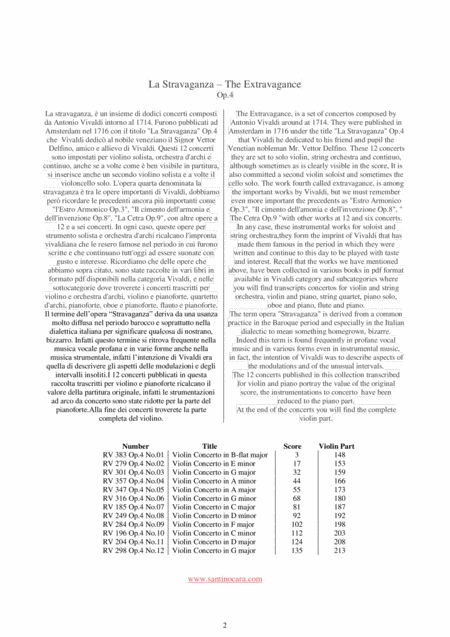 Vivaldi La Stravaganza Op 4 12 Concertos For Violin And Piano Page 2