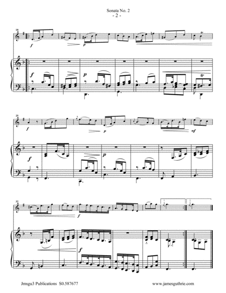 Vivaldi Sonata No 2 For Bass Clarinet Piano Page 2