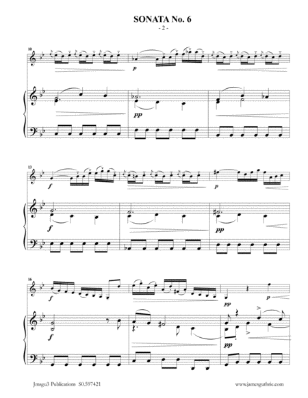 Vivaldi Sonata No 6 For Guitar Piano Page 2