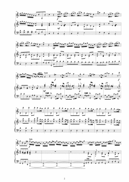 Vivaldi Violin Concerto No 12 In C Major Rv 178 Op 8 For Violin And Piano Page 2