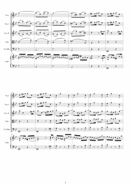 Vivaldi Violin Concerto No 6 In G Minor Op 4 Rv 316 For Violin Solo Strings And Cembalo Page 2