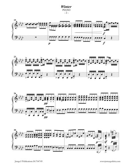 Vivaldi Winter From The Four Seasons For Bass Clarinet Piano Page 2