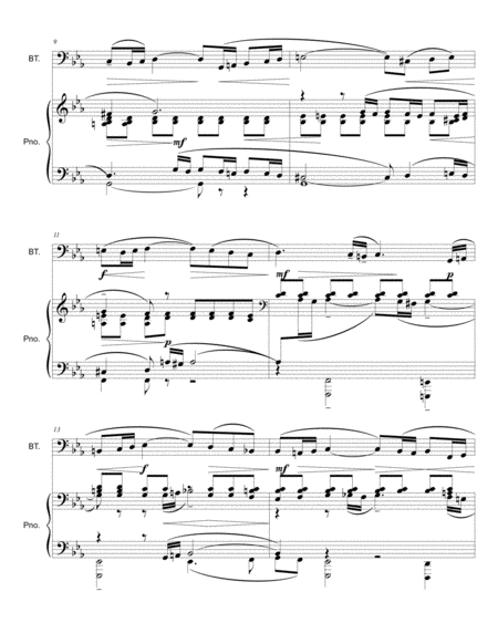 Vocalise By Rachmaninoff For Bass Trombone Page 2