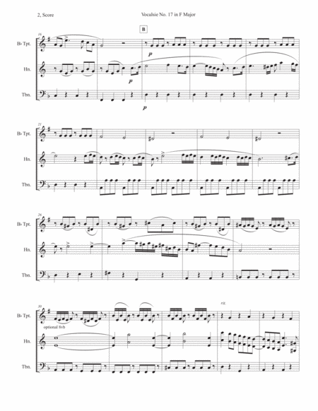 Vocalise No 17 In F Major Page 2