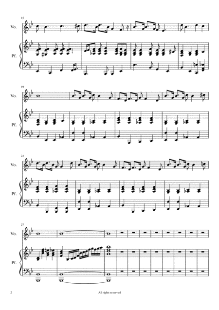 Vocalise Swing For Soprano And Piano Page 2