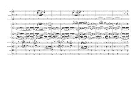 W A Mozart 1756 1791 Don Giovanni Batti Batti O Bel Masseto For Flute Clarinet Bb Or A Or Basset Horn And Orchestra Page 2