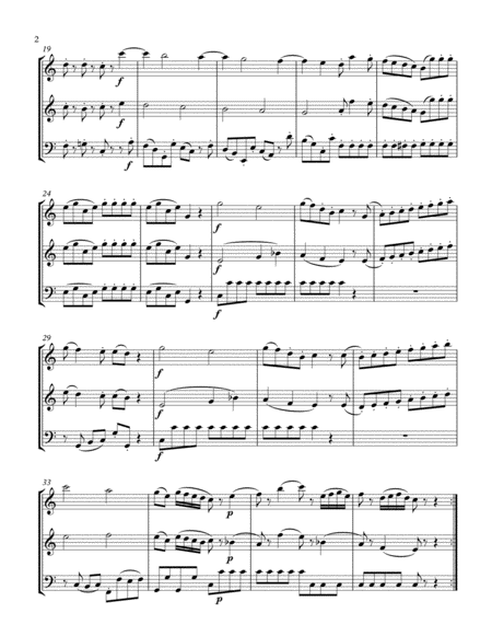 W A Mozart Allegro Arranged For Flute Clarinet Bassoon Page 2
