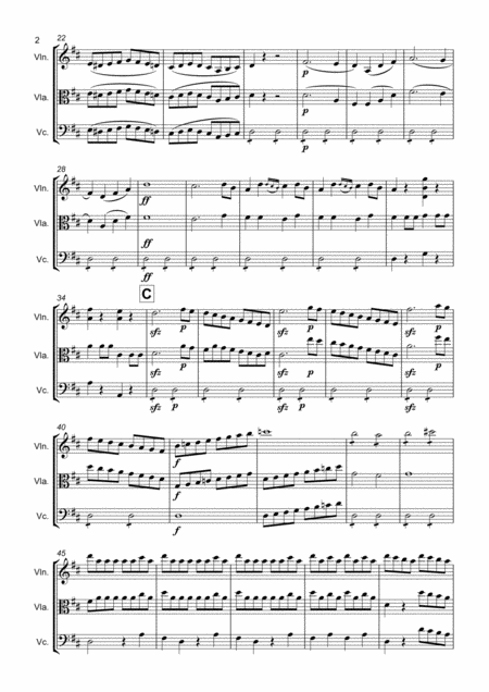 W A Mozart Ouverture From Le Nozze Di Figaro Page 2