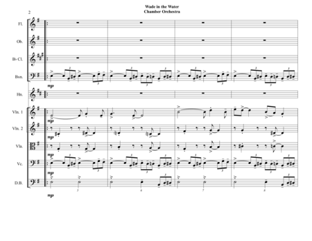 Wade In The Water Chamber Orchestra Intermediate Jazz Page 2