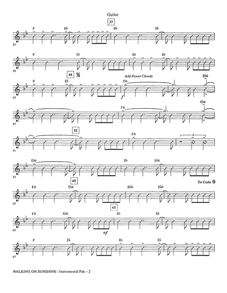 Walking On Sunshine Arr Mac Huff Guitar Page 2