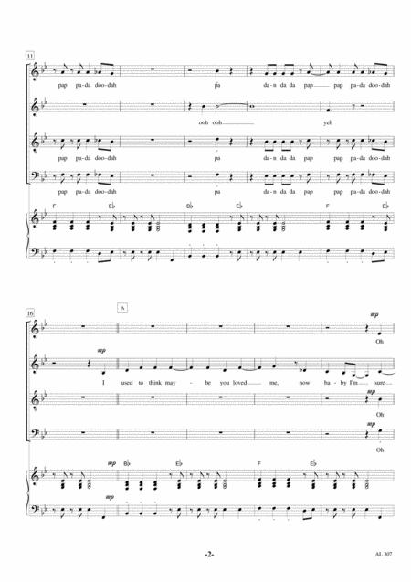 Walking On Sunshine Satb Piano Page 2