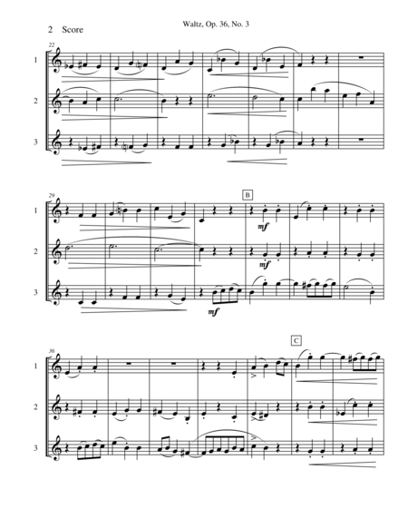 Waltz By Amy Beach Set For Clarinet Trio Page 2