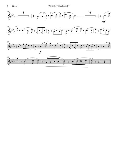 Waltz From Album For The Young For Oboe And Piano Page 2