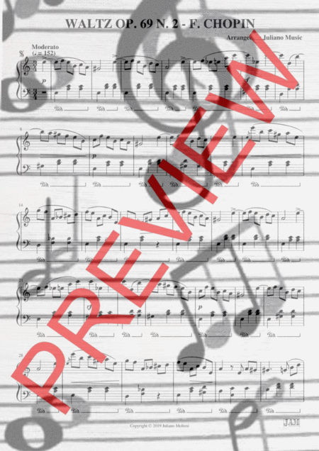 Waltz Op 69 N 2 F Chopin Page 2