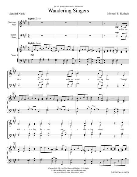 Wandering Singers Satb Page 2