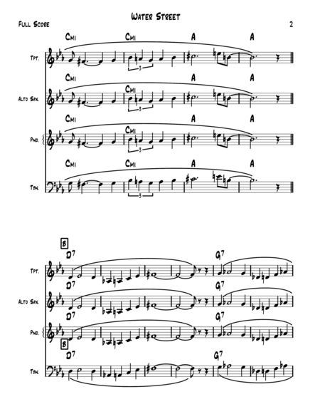 Water Street Lead Sheet Page 2