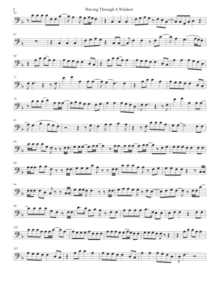 Waving Through A Window Bassoon Page 2