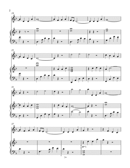 Wayfaring Stranger Glock Piano Duet Page 2