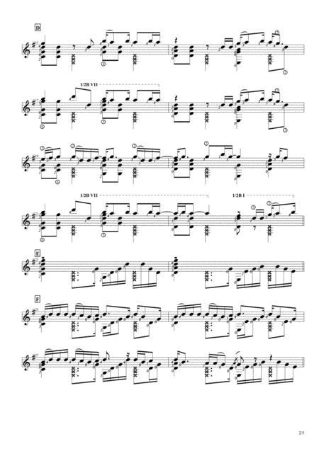 We Are Never Ever Getting Back Together Solo Guitar Score Page 2