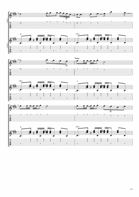 We Dont Talk Anymore Fingerstyle Guitar Duet Page 2