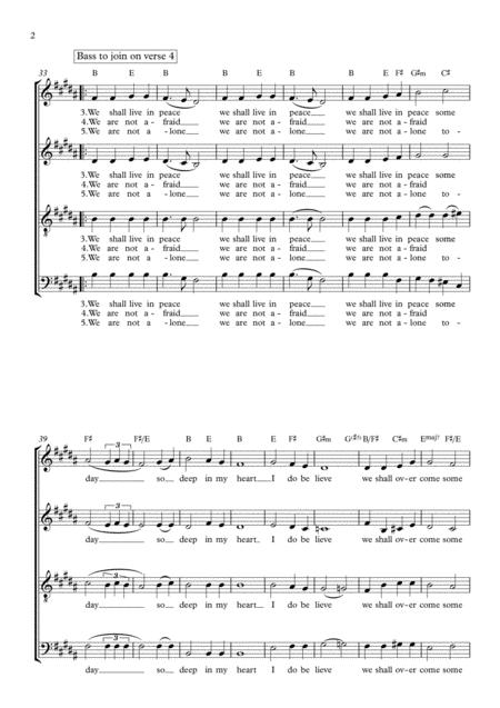 We Shall Overcome Satb Page 2