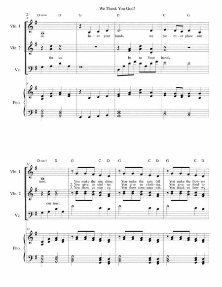 We Thank You God Strings And Piano Page 2