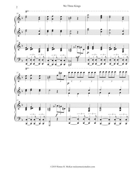 We Three Kings A Holiday Piano Duet Page 2