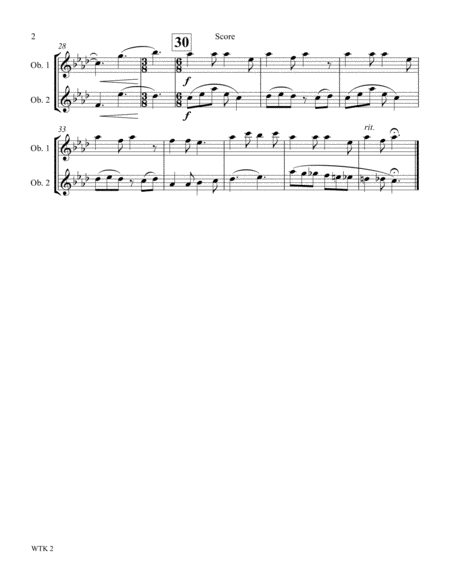 We Three Kings Duet Oboe And Oboe Page 2