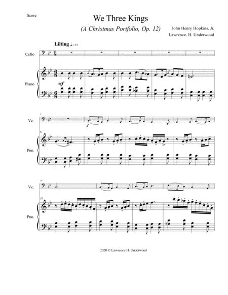 We Three Kings For Solo Cello Page 2