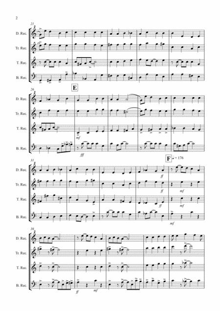 We Three Kings Jazzy Style For Recorder Quartet Page 2