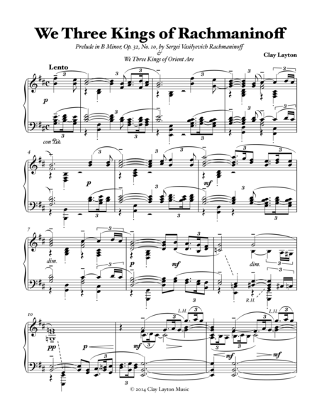 We Three Kings Of Rachmaninoff Page 2