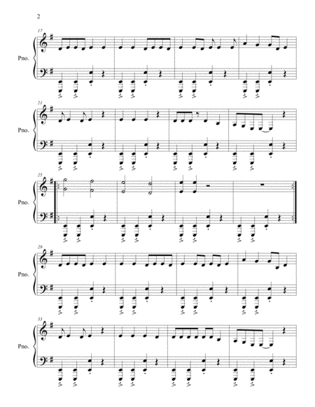 We Will Rock You Piano Solo Page 2