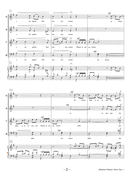We Wish You A Merry Christmas Easy Oboe Easy Piano Page 2