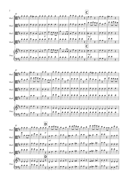 We Wish You A Merry Christmas For Viola Quartet Page 2