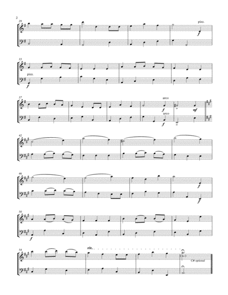 We Wish You A Merry Christmas Violin Cello Duet Page 2