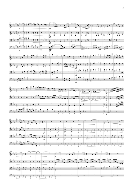 Weber Der Freischutz Overture For String Quartet Cw101 Page 2