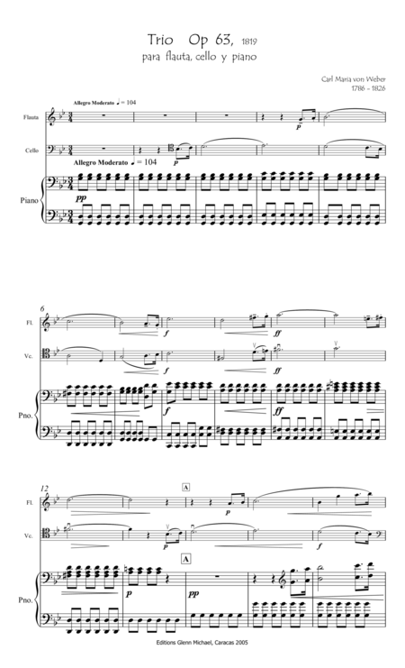 Weber Trio For Flute Cello Piano Page 2