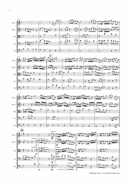 Wedding Canon Festive Concert Piece String Orchestra Page 2