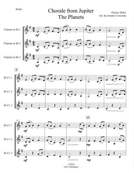 Wedding March For Flute Violin And Clarinet In Bb Mendelssohn Page 2