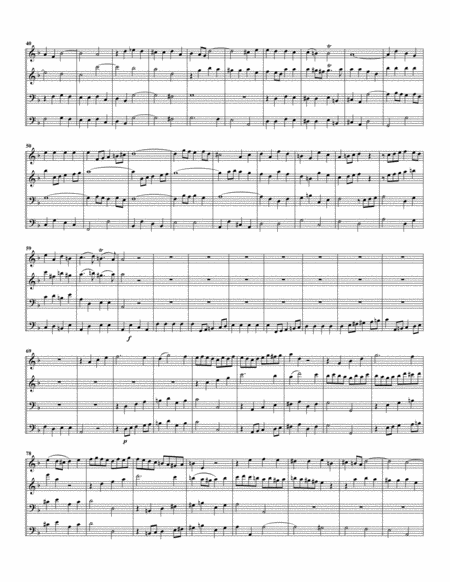 Wenn Meine Trbsal Als Mit Ketten From Cantata Bwv 38 Arrangement For 4 Recorders Page 2
