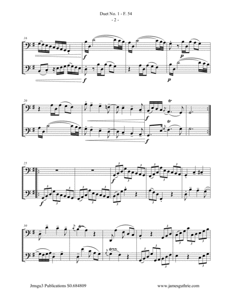 Wf Bach The Six Duets Complete For Bassoon Duo Page 2