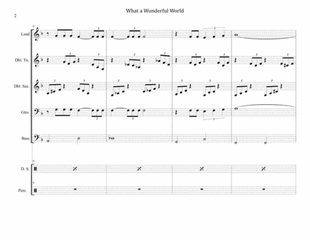 What A Wonderful World For Steel Band Page 2